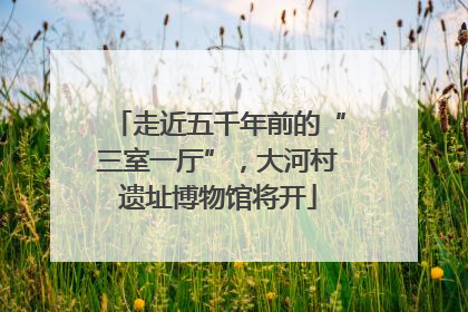 走近五千年前的“三室一厅”，大河村遗址博物馆将开
