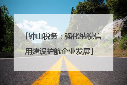 钟山税务：强化纳税信用建设护航企业发展