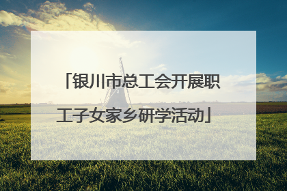 银川市总工会开展职工子女家乡研学活动