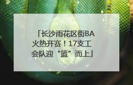 长沙雨花区街BA火热开赛！17支工会队迎“篮”而上