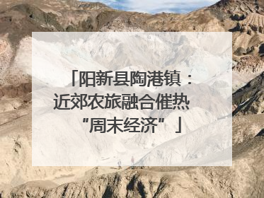 阳新县陶港镇：近郊农旅融合催热“周末经济”