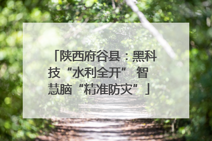 陕西府谷县：黑科技“水利全开” 智慧脑“精准防灾”
