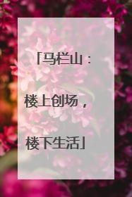马栏山：楼上创场，楼下生活