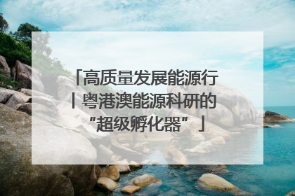 高质量发展能源行丨粤港澳能源科研的“超级孵化器”