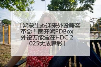 鸿蒙生态迎来外设兼容革命！国开鸿PDBox外设万能盒在HDC 2025大放异彩