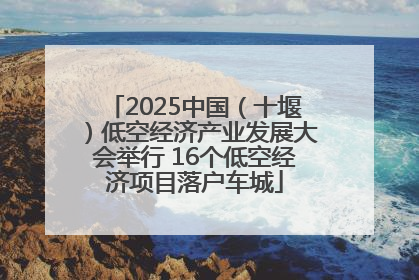 2025中国（十堰）低空经济产业发展大会举行 16个低空经济项目落户车城