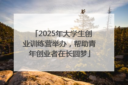 2025年大学生创业训练营举办，帮助青年创业者在长圆梦