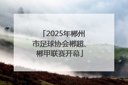 2025年郴州市足球协会郴超、郴甲联赛开幕