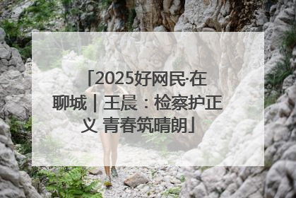 2025好网民·在聊城｜王晨：检察护正义 青春筑晴朗