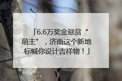 6.6万奖金悬赏“萌主”，济南这个新地标喊你设计吉祥物！